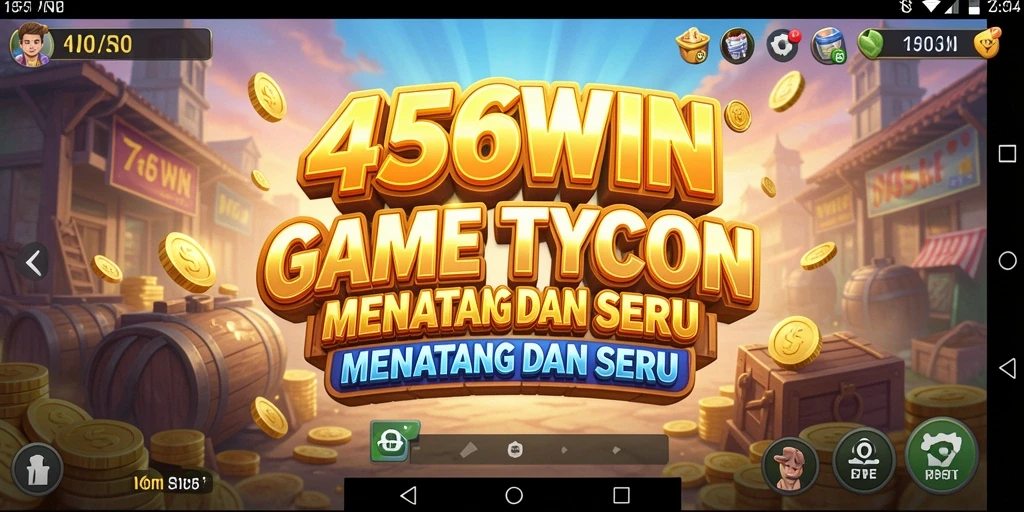 Tangkapan layar utama permainan Tycoon yang menunjukkan aktivitas manajemen bisnis.