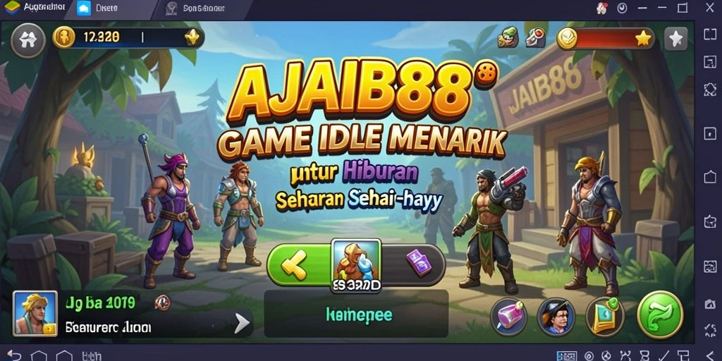 Tampilan gameplay AJAIB88 yang menarik dan penuh warna.