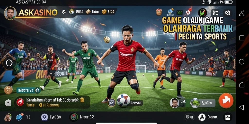 Tampilan gameplay seru di ASKASINO dengan grafik yang memukau.