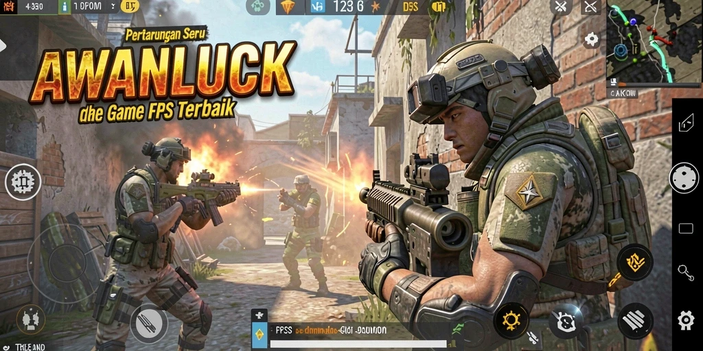 Gameplay menegangkan di AWANLUCK dengan pertempuran FPS yang seru.