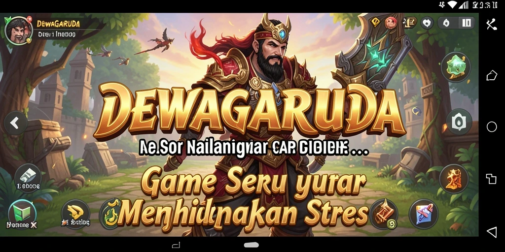 Tangkapan layar DEWAGARUDA menunjukkan keseruan gameplay yang menenangkan.