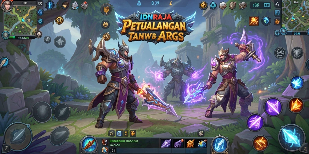 Tampilan gameplay ARPG yang mendebarkan dan interaktif.