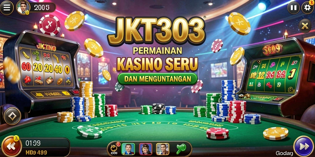 Tangkapan layar JKT303 menampilkan aksi permainan Kasino yang mendebarkan.