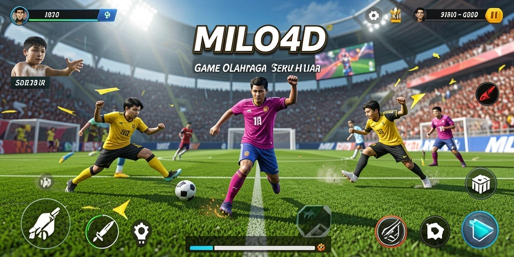 Screenshot gameplay <strong>MILO4D</strong> yang menampilkan aksi olahraga seru.