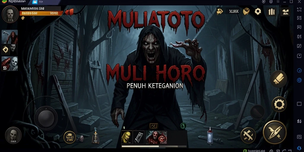Screenshot gameplay horor yang menegangkan dari MULIATOTO.