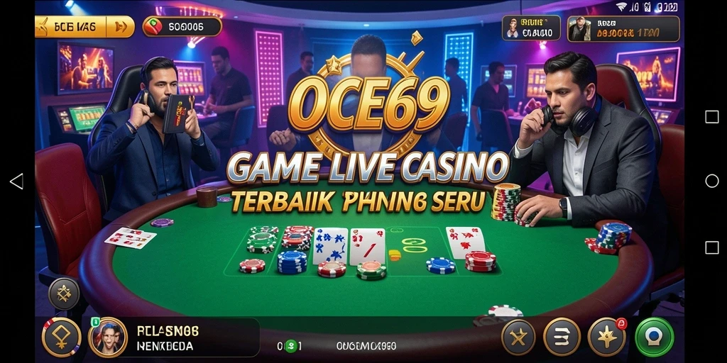 Gameplay Live Casino OCE69 yang menarik dan interaktif.