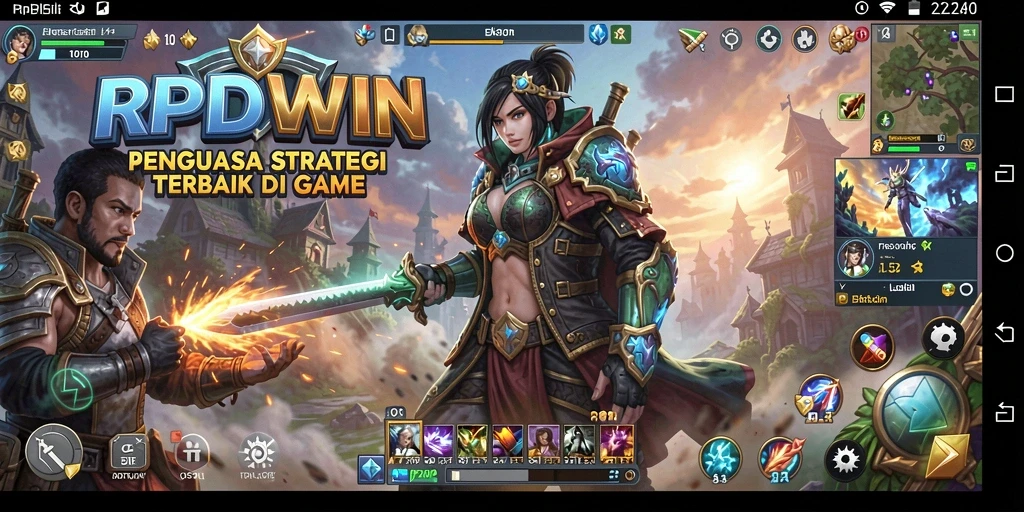 Tampilan menarik dari gameplay RPIDWIN dengan strategi yang mendebarkan.