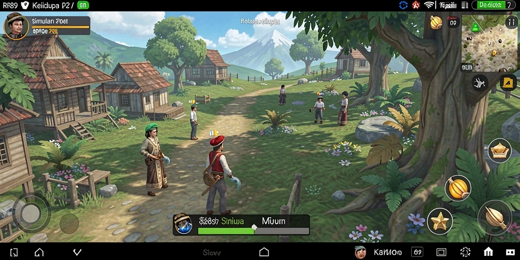 Tampilan antarmuka gameplay <strong>RR89</strong> yang interaktif dan realistis.