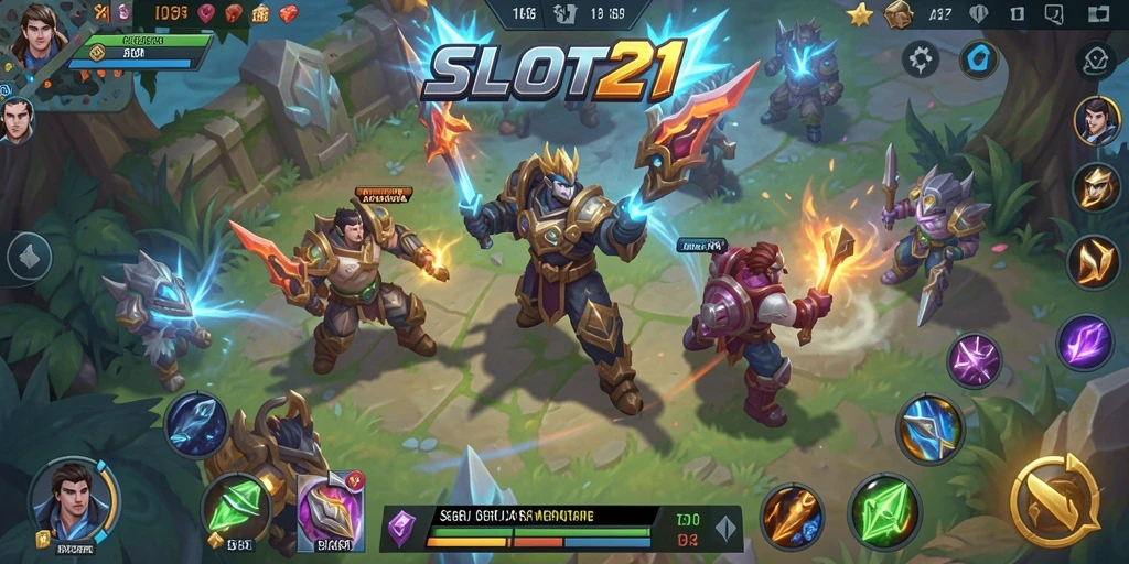 Screenshot gameplay intens dari SLOT21 dengan aksi seru.