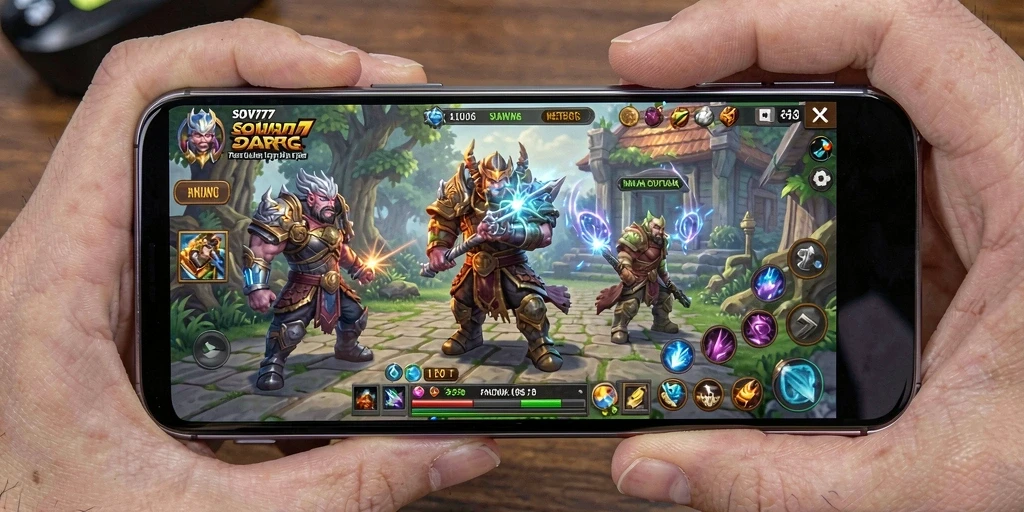 Tangkapan layar menunjukkan aksi seru dalam pertempuran ARPG yang intens.